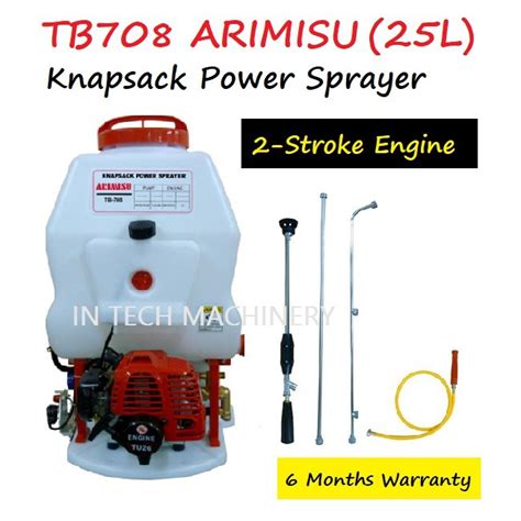 Arimisu Tb708 Knapsack Power Sprayer 25 Litre Shopee Malaysia