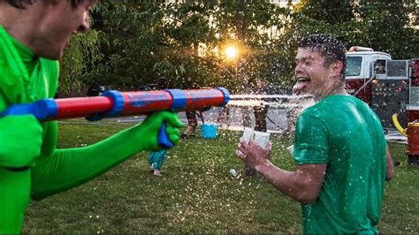 Epic Water Fight Night Youtube