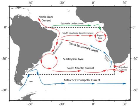 Corrientes Oceánicas Del Atlántico Sur La Guía De Geografía