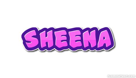 Sheena Logo Herramienta de diseño de nombres gratis de Flaming Text