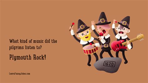 Plymouth Rock Funny Thanksgiving Zoom Background — Learn Funny Jokes