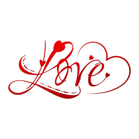 Valentines Day Greeting Love Lettering Love Valentines Day