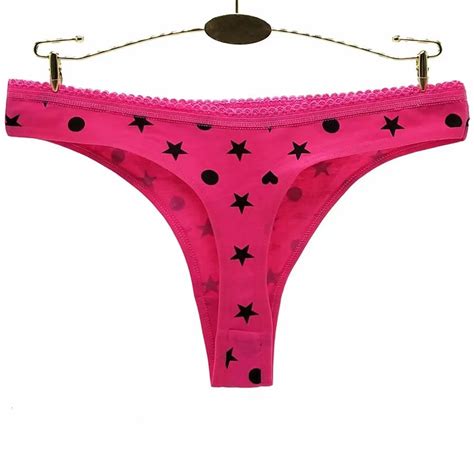 all cotton thong with star print for women manufacturers of quality goods wholesale ladies