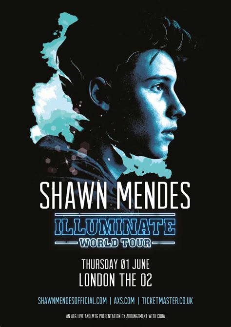 Shawn Mendes 2017 Illuminate World Tours Coming To The Uk Get Your