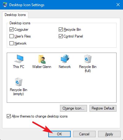 Do one of the following: Restore Missing Desktop Icons in Windows 7, 8, or 10