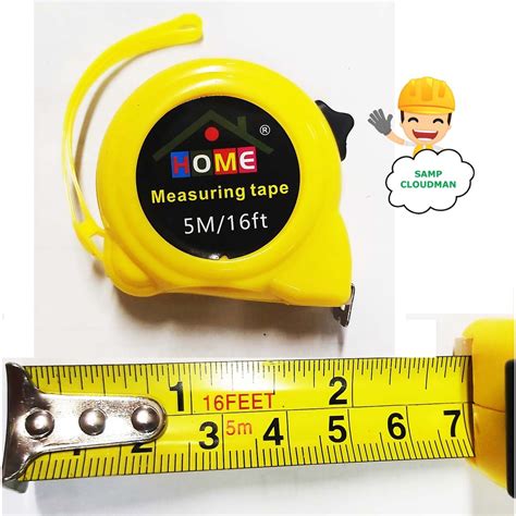 Home Steel Tape Measure 5 Meters Measuring Tape Tapemeasure Shopee