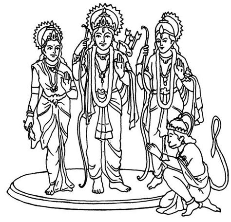 Hindu Mythology 109420 Gods And Goddesses Free Printable Coloring