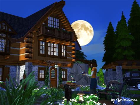 Stonehill Cottage By Waterwoman At Akisima Sims 4 Updates