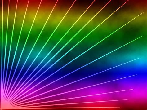 Rave Lights And Clouds Rainbow Wallpaper By Mephonix On Deviantart