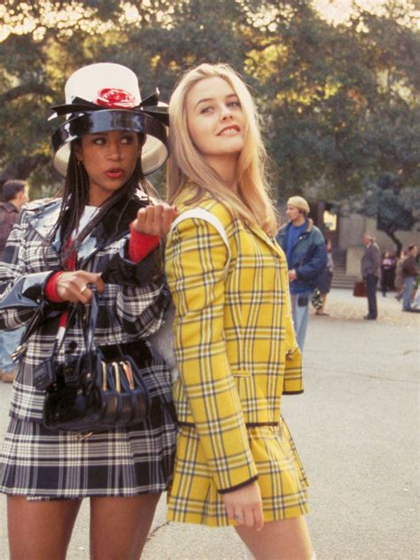 Stacey Dash And Alicia Silverstone As “cher And Dionne” In Clueless 1995 Clueless Outfits