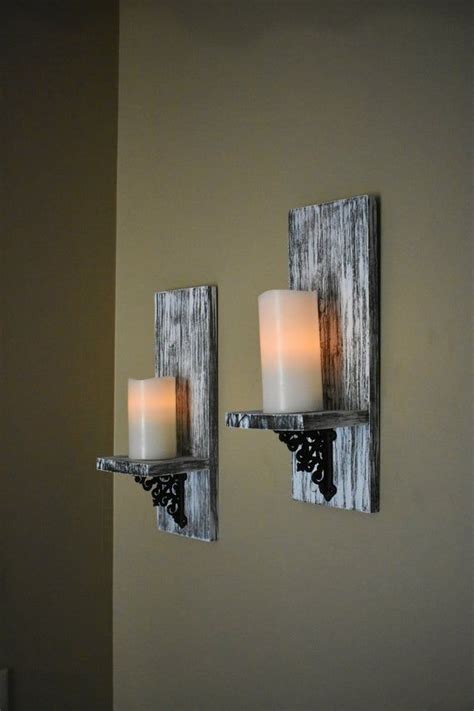 Farmhouse Wall Decor Rustic Wall Sconces Wall Sconce Candle Wall
