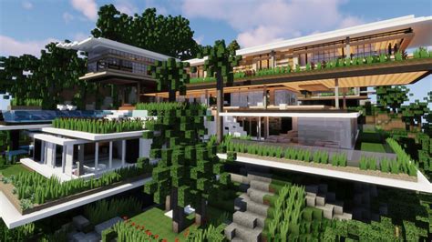 If you said yes (let's hope!) then you've got to check out this luxurious minecraft home. Modern Houses | Minecraft