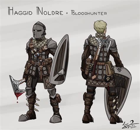 Art The Bloodhunter Elder Scrolls Based Character Design Rdnd