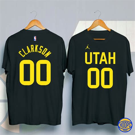 Jordan Clarkson Utah Jazz New Look Statement Basketball Tshirt Shopee
