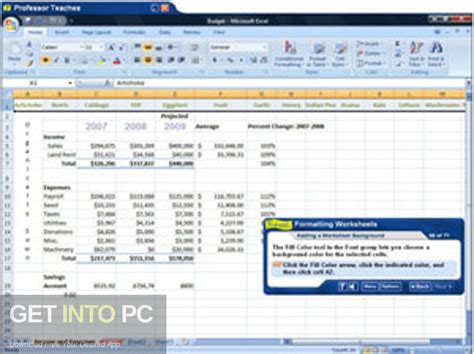 Profesor Ense A Microsoft Excel 2007 Descarga Gratis Entrar En La Pc