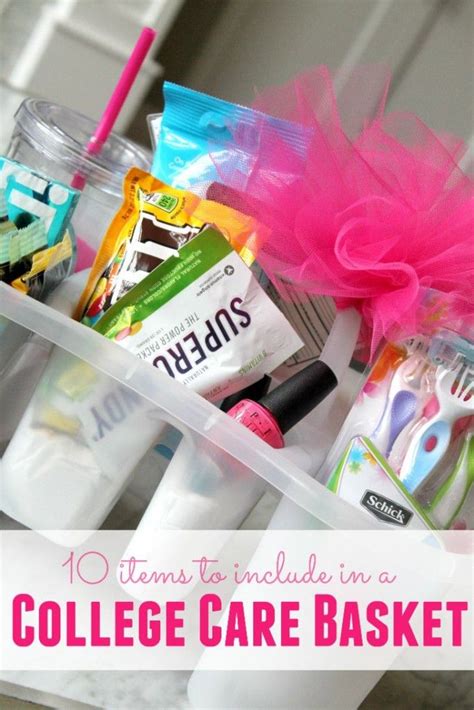 These gift ideas are great for your student's birthday, during the holidays, or just because. DIY College Care Package! Easy Gift Idea for a College ...