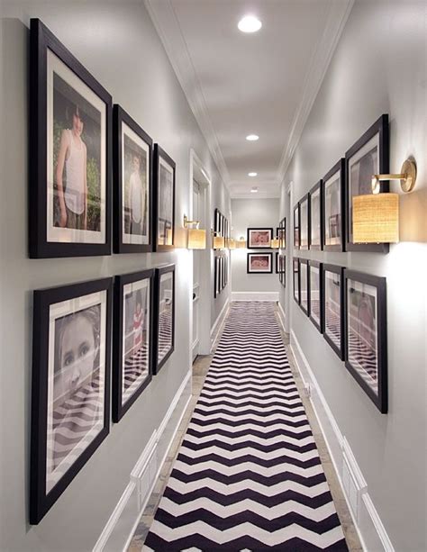 See more ideas about home diy, home deco, upstairs hallway. Sensibly Chic | AH&L | Narrow hallway decorating, Hallway decorating, Home