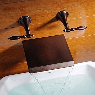 Faucet accessories waterfall bathtub plastic kitchen led water faucet. Bathtub Tap - Antique - Waterfall Oil-rubbed Bronze ...