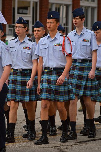 Putnam City High Air Force Jrotc Men Wearing Skirts Boys Dress Man