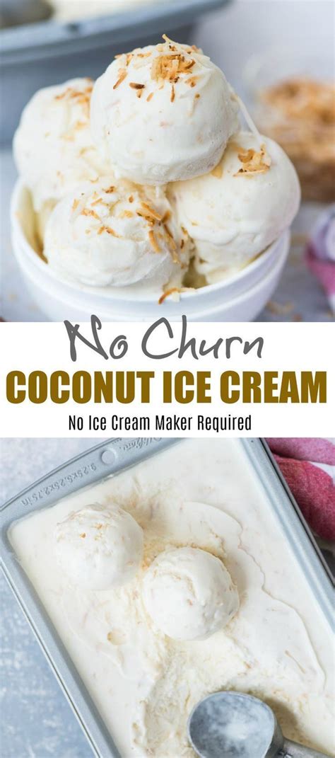 Homemade Coconut Ice Cream Homemade Ice Cream Recipes Keto Ice Cream