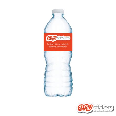 Custom Water Bottle Stickers Labels Dfw Stickers