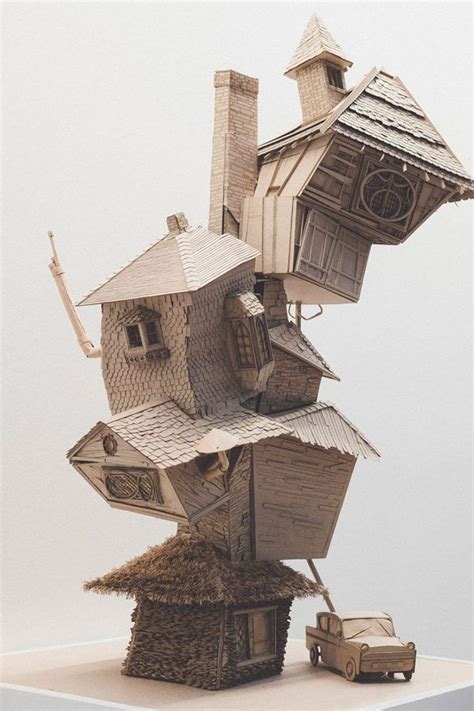 architecture students reimagine ollivanders, weasley burrow, more from harry potter universe ...