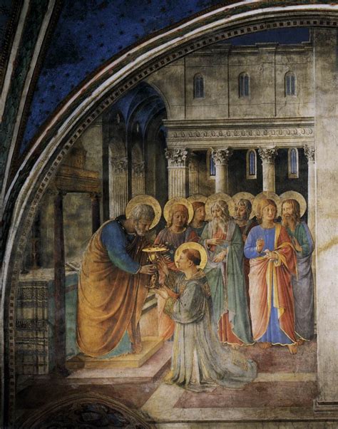 St Peter Consacrates Stephen As Deacon Fra Angelico