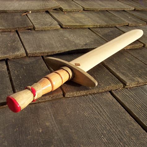 Red Pirate Toy Wooden Sword