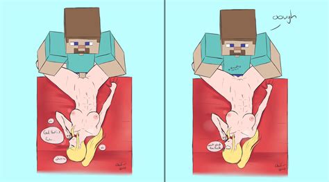 Rule 34 1girls Abs Bed Blonde Hair Breasts Crossover Female Metroid Minecraft Minecraft Bed