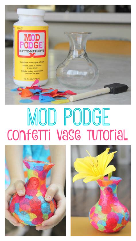 How To Apply Mod Podge To Glass