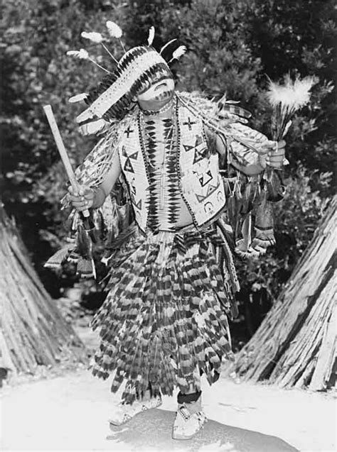 Chris Brown Chief Lemee Dancing July 1950 Miwok Indians Miwok Indians