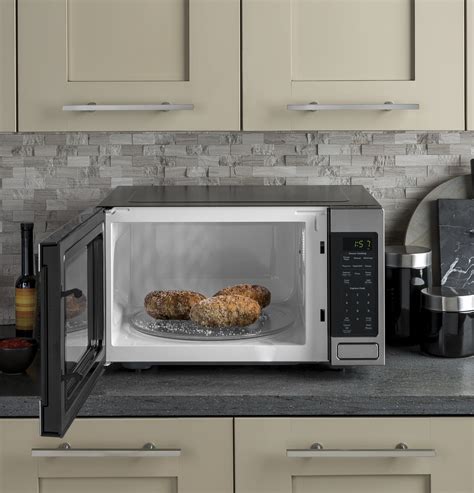 Ge Jes1657bmts 16 Cu Ft Countertop Microwave Oven Ada Appliances