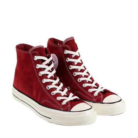 Converse Chuck Taylor 70 Hi Leather In Red For Men Lyst