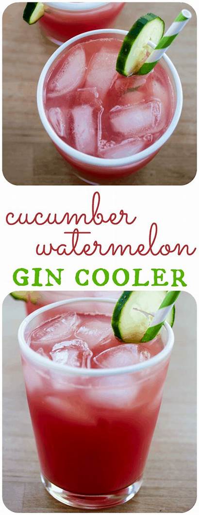 Gin Watermelon Cooler Cucumber Thewanderlustkitchen Cooling Cocktail