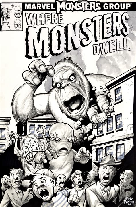 Eric Powell Monster Mash Greg Goldstein S Comic Art Gallery
