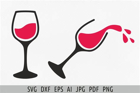 Wine Glass Svg File For Cut Wine Svg Drinking 2046669