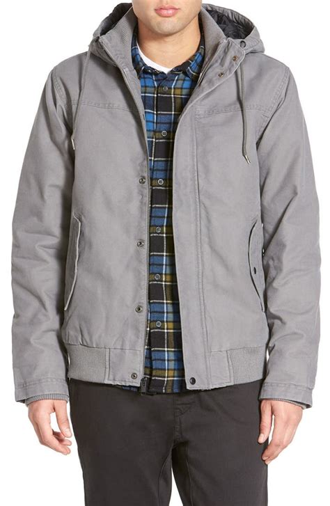 Quiksilver Brooks Hooded Canvas Jacket Nordstrom