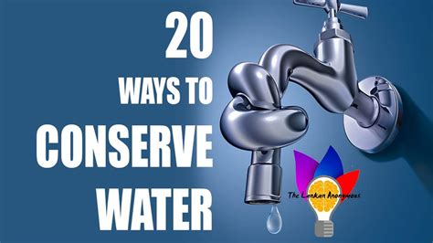 20 Ways To Save Water At Home YouTube