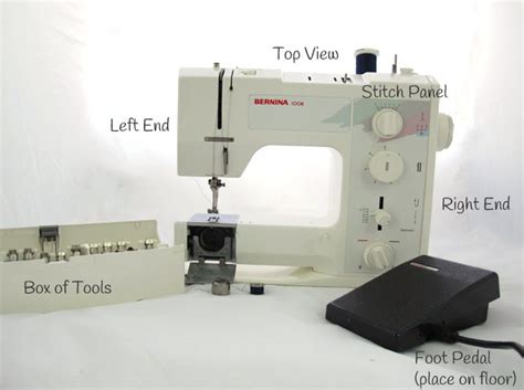 Tour Of Your Sewing Machine Whats That Part Called