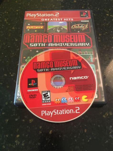Namco Museum 50th Anniversary For Playstation 2 Ps2 Newgreatest Hits