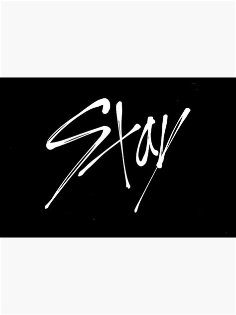 Stray Kids Stay Logo Art Board Print By Aylira Redbubble