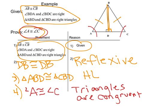 Because we want to subtract 16 from whatever the hypotenuse is. ShowMe - Prove right triangles congruent using the ...