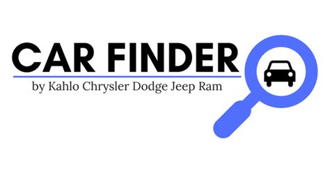 Car Finder Kahlo Chrysler Dodge Jeep Ram Near Indianapolis