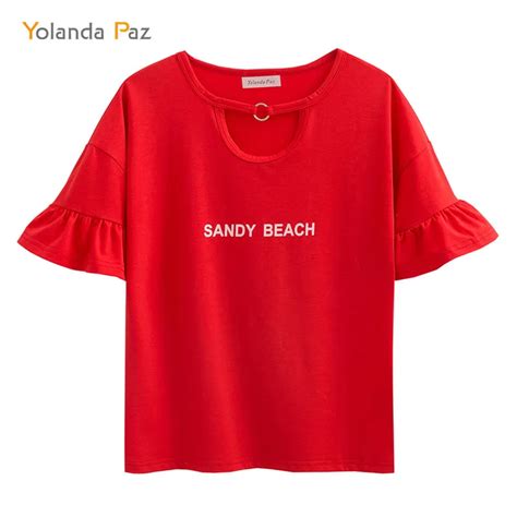 Yolanda Paz 2019 Newest Good Quality 100 Cotton Fashion Women T Shirt