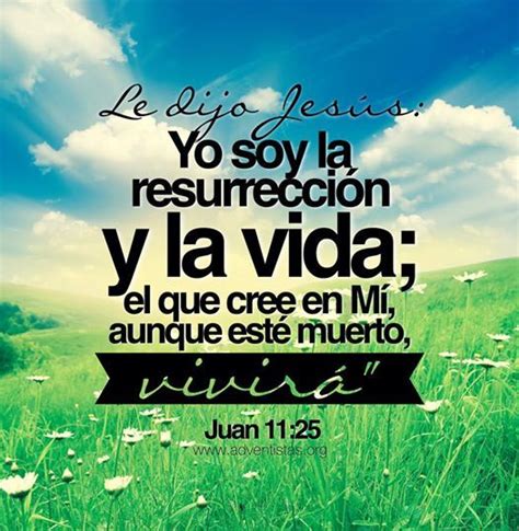 Juan 1125 Le Dijo Jesús Yo Soy La Resurrección Y La Vida El Que Cree