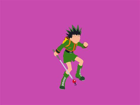 Did A Minimalist Drawing Of Gon You Can Check Out My Other Stuff At