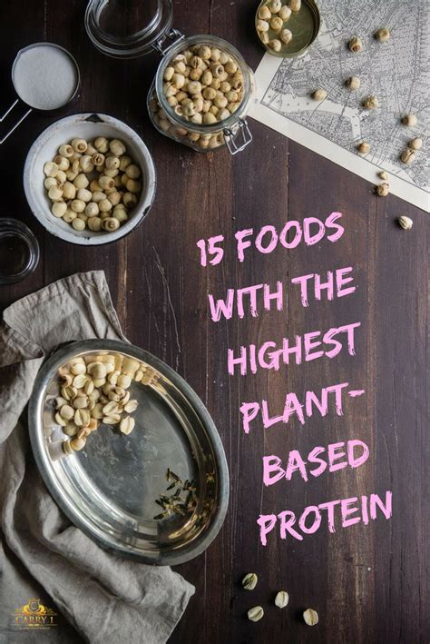 Saving 93% land and 95% water. Top 15 sources of plant-based protein | | Carry One ...
