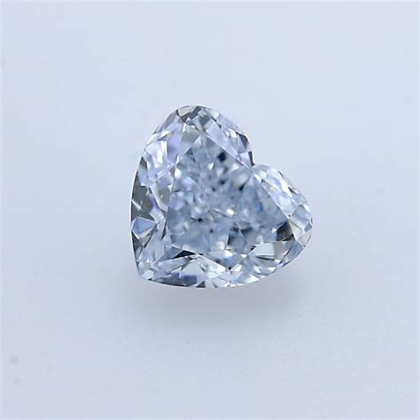 0.75 carat, Fancy Blue Diamond, Heart Shape, SI2 Clarity, GIA, SKU 370785
