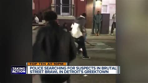 New Video Shows Violent Greektown Street Brawl