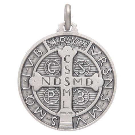 Saint Benedict Medal Silver 925 Online Sales On Uk
